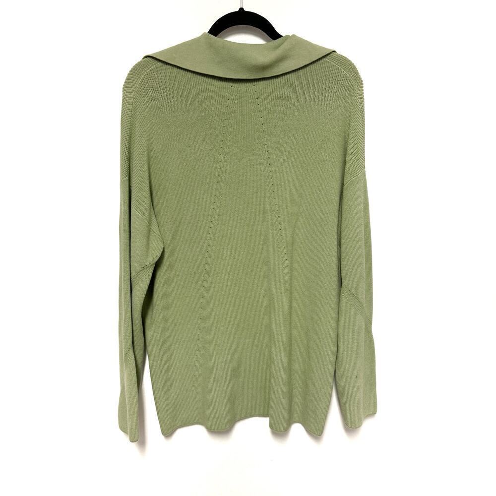 Rag & Bone Amy Ribbed Cotton Blend Collared Tunic Sweater Size XL NWOT $325 - Picture 7 of 9